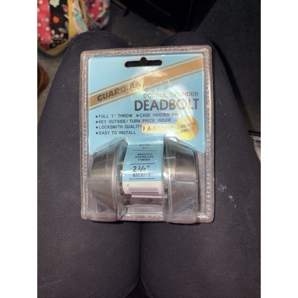 Guardian  Double Cylinder Deadbolt  2 3/8 Part 421